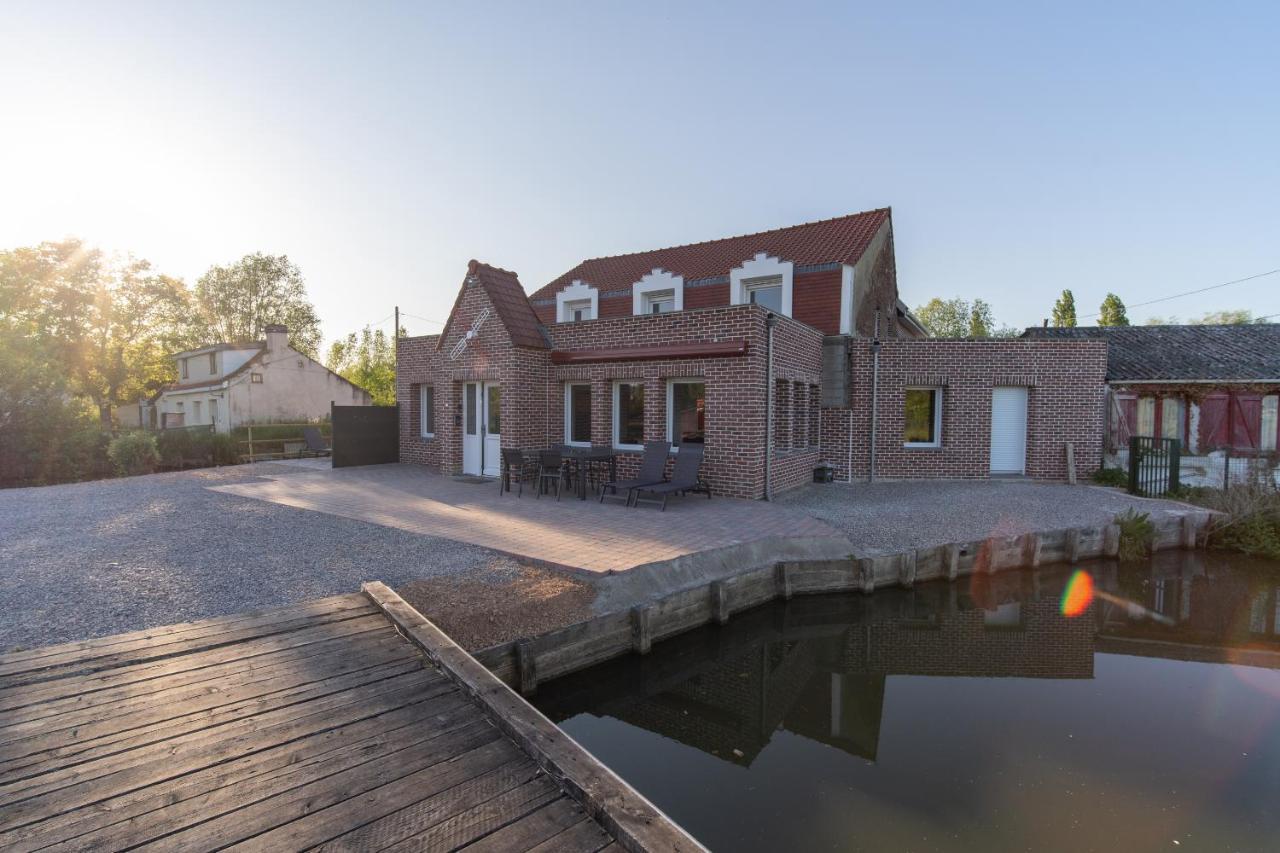 Le Moulin Rouge De Clairmarais "Le Heron" Exterior foto